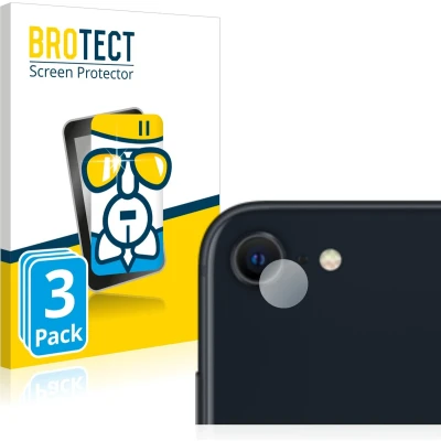 Afbeelding van BROTECT AirGlass kogelwerende glasfolie (3 Stuk, Apple iPhone SE), Smartphone beschermfolie, Transparant