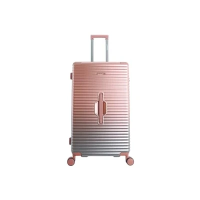 Afbeelding van Saxoline Blue Elite Trunk Harde koffer / Trolley Reiskoffer (Large) Roze