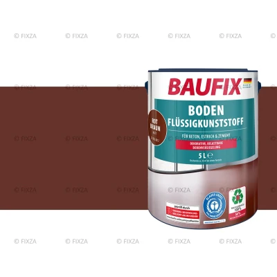 Afbeelding van BAUFIX Vloeibare vloerverf 5 liter (Roodbruin)