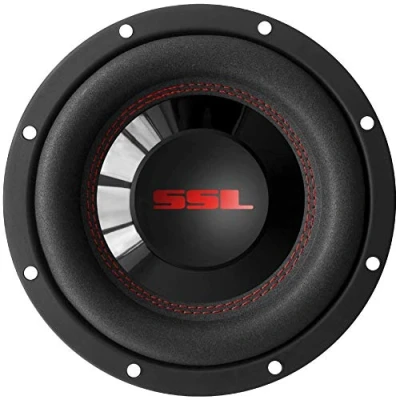 Afbeelding van 1 subwoofer SOUNDSTORM SSL CG8D 20,00 cm 200 mm 8&quot; 400 watt rms en 800 max dvc dubbele spreekspoel spoel 4 ohm voor auto koffer, stuk