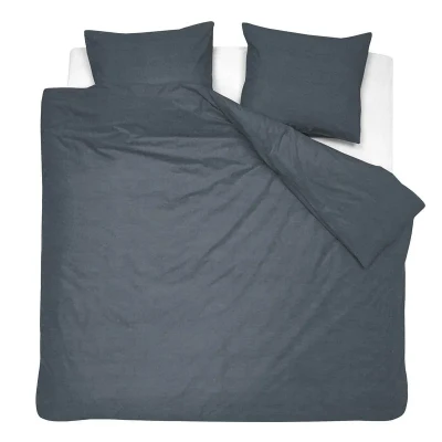 Afbeelding van Dekbedovertrek Cinderella Lyn Anthracite Katoen 260 x 200 / 220 cm Extra Breed