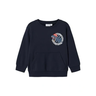 Afbeelding van NAME IT MINI sweater NMMVUGO met printopdruk donkerblauw