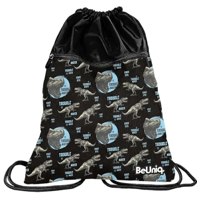 Afbeelding van BeUniq Gymtas, Dino Zwemtas 47 x 37 cm Polyester