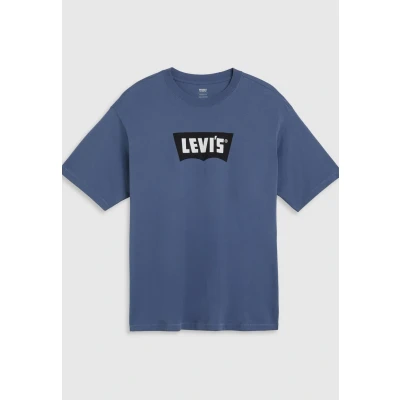 Afbeelding van Levi&#039;s vintage Graphic TEE Tshirt print, Heren, Maat: XS, Vtg bw logo four indigo