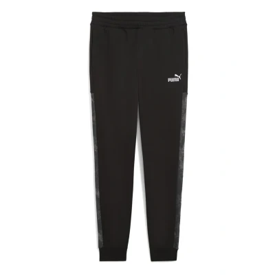 Afbeelding van Essentials camouflagesweatpants voor Heren, Zwart, Maat XS PUMA