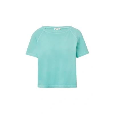 Afbeelding van s.Oliver Tshirt basic, Dames, Maat: 36, Türkis