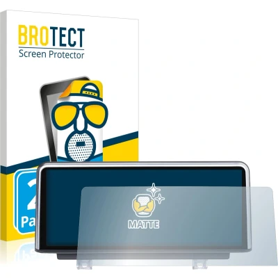 Afbeelding van BROTECT Screenprotector voor BMW 2 F45 2014 2017 Infotainment System 8.8&quot; Folie Beschermfolie matte (2 Stuks)
