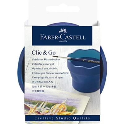 Afbeelding van Faber Castell 181540 Creative Studio Waterbeker Clic &amp; Go, blauw