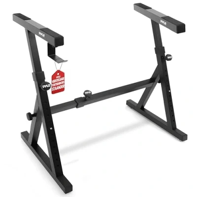 Afbeelding van Pyle Keyboardstandaard Keyboard Piano Standaard Opvouwbare Z Draagbare Verstelbare Hoogte en Breedte