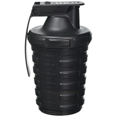 Afbeelding van Grenade Shaker met capsule opslaginrichting, 600 ml, zwart