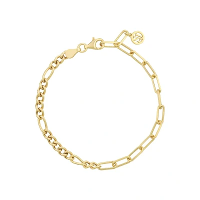 Afbeelding van Sif Jakobs Dorno 925 Sterling Silver Bracelet with Gold Plating SJ B2461 YG