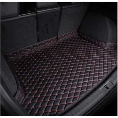 Afbeelding van Auto Kofferbakmat voor Toyota RAV 4 RAV4 2019 2024,Lederen Boot Cargo Liners Protector Waterdichte Antislip Interieuraccessoires,C