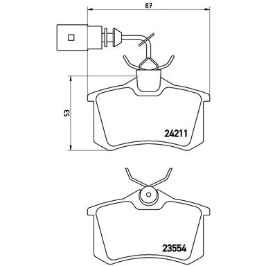 Afbeelding van Brembo Remblokset P 85 101
