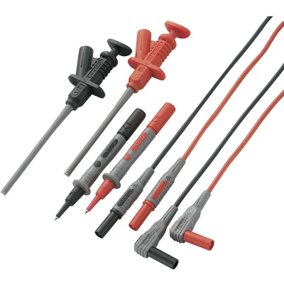 Afbeelding van VOLTCRAFT MS 6 Veiligheidsmeetsnoerenset Banaanstekker 4 mm Testpunt 1.20 m Zwart, Rood 1 set(s)