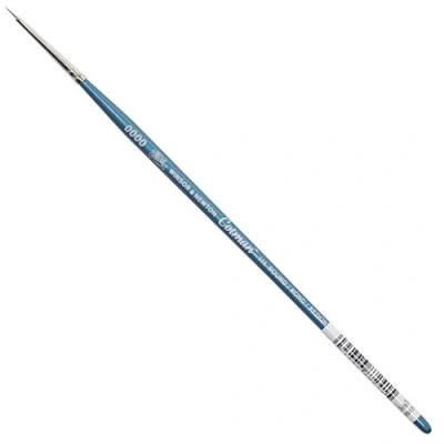 Afbeelding van Winsor &amp; Newton 5301031 Cotman synthetische haarborstel in waterverf serie 111 ronde borstel, kort handvat met uitstekende veerkracht, kleurdraagvermogen en puntnauwkeurigheid nr. 0000 0,9 mm