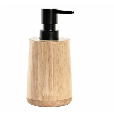 Afbeelding van Items Zeeppompje bruin bamboe hout 8 x 16 cm