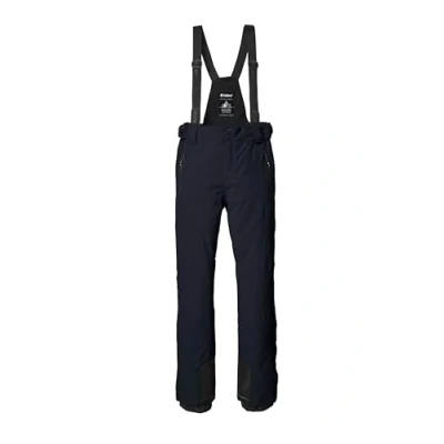 Afbeelding van Killtec heren Ski broek 43581 zwart/blauw met bretels maat XL