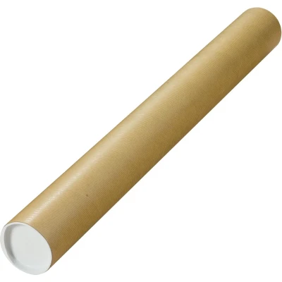 Afbeelding van Verzendkoker, ft 75 x 8 cm, bruin verzendkoker