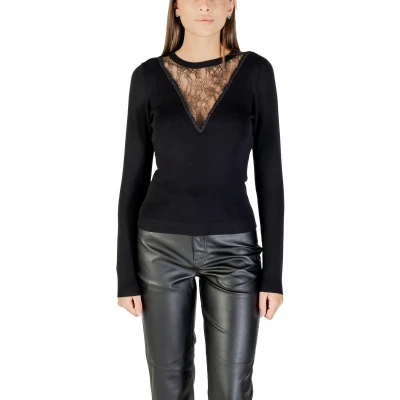 Afbeelding van Morgan Round NECK Trui, Dames, Maat: Large, Noir