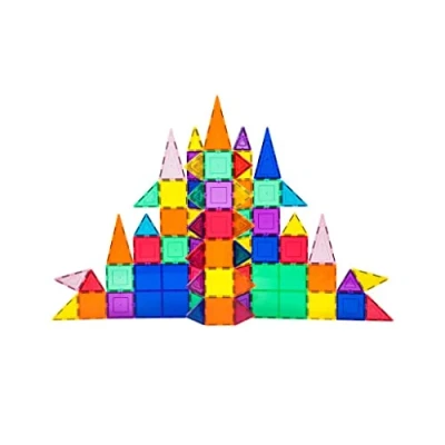 Afbeelding van Picassotiles Magnetic tiles set 101 delig