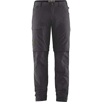 Afbeelding van Broek Fjällräven Men Travellers MT Zip off Trousers Dark Grey Maat 44
