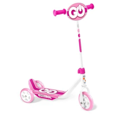 Afbeelding van 3 wiel Kinderstep Step Meisjes Roze SKIDS CONTROL