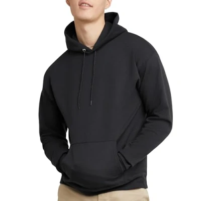 Afbeelding van Hanes Heren Trui EcoSmart Hooded Sweatshirt, Zwart, M