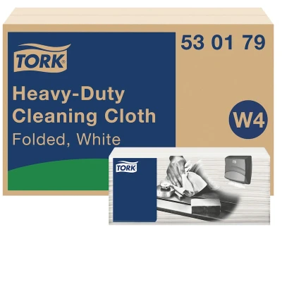 Afbeelding van Tork 530179 Heavy Duty Cloth Folded werkdoeken W4 (530178)