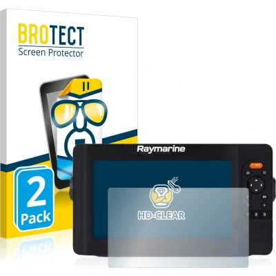 Afbeelding van BROTECT (2 Stuks) Schermbeschermer voor Raymarine Element 9 HV Screen Protector Transparant