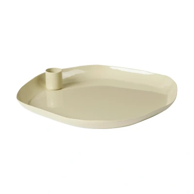 Afbeelding van Broste Copenhagen Mie kandelaar large Castle beige