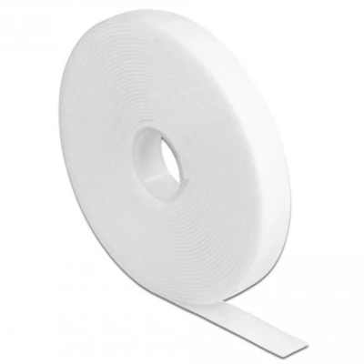 Afbeelding van Delock klittenband op rol L 5 m x B 13 mm wit