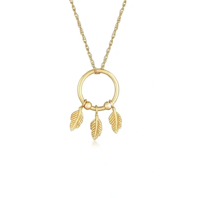 Afbeelding van Elli Feather BOHO Hippie Ketting goldcoloured, Dames, Maat: 45, Gold coloured