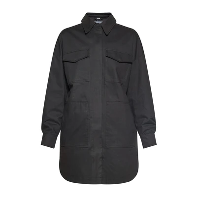 Afbeelding van DREIMASTER Vintage Damesjas XXL / Zwart 100% Katoen