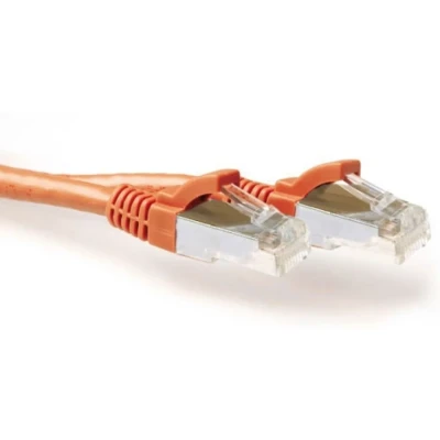 Afbeelding van ACT FB7125 LSZH SFTP CAT6A Patchkabel Snagless Oranje 25 meter