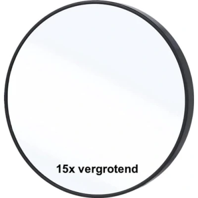 Afbeelding van CHPN Vergrootspiegel Vergroot spiegel Spiegeltje 15x Met zuignappen Make up Vergrotende