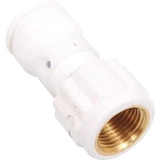 Afbeelding van Henco Vision insteek schroefbus wit PVDF 26 x