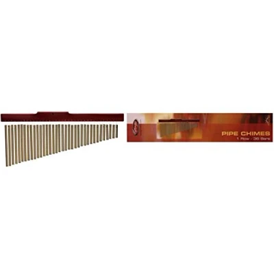 Afbeelding van Stagg Pipe chimes, 1 rij, 36 met ophangsysteem en mallet