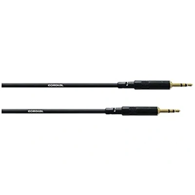 Afbeelding van Cordial CFS 0,6 WW Jack Verbindingskabel [1x Jackplug male 3,5 mm 1x mm] 0.60 m Zwart