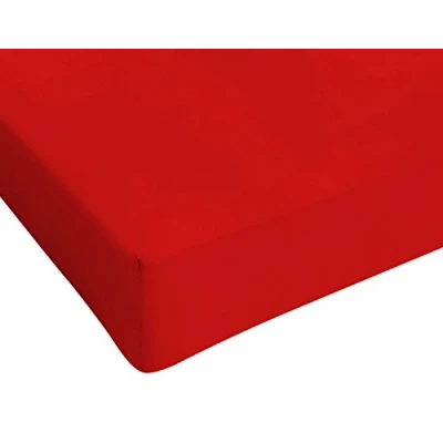 Afbeelding van Max kleur laken 25cm hoek, rood, kleinzoon