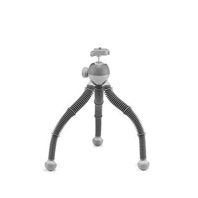 Afbeelding van JOBY PodZilla Large, Treppiede Flessibile con Testa a Sfera, dai Creatori del GorillaPod, per Smartphone, Compatibile iPhone, Fotocamere Mirrorless Compatte, Dispositivi max 2,5kg,Grigio