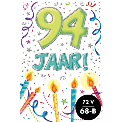 Afbeelding van Kaart That funny age 94 jaar AT1048 A4