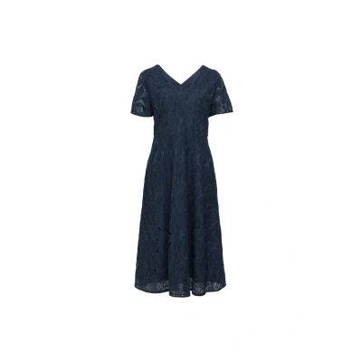 Afbeelding van s.Oliver Black Label Ausgestelltes MIT UND Jurk, Dames, Maat: 34, Navy