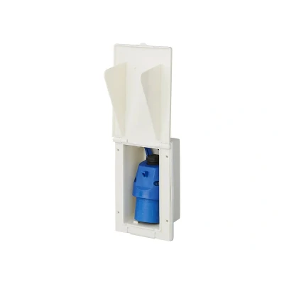 Afbeelding van Pro Plus CEE Wandinvoerdoos Rechthoek 160 x 100 mm 16 Ampère IP44 230 Volt 3 Polig Wit