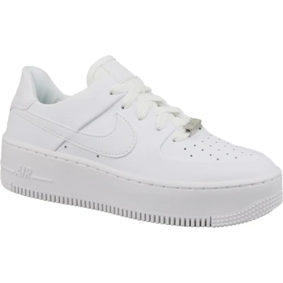 Afbeelding van Nike Sportswear AIR Force 1 SAGE Sneakers laag, Dames, Maat: 41, White Leer en imitatieleer