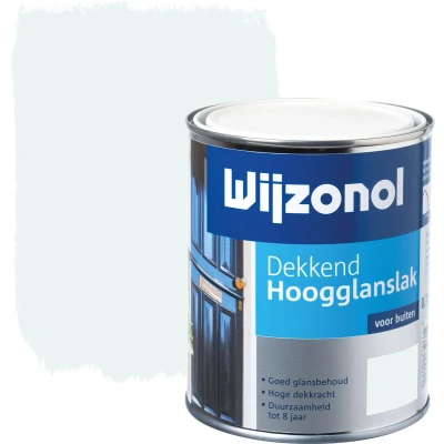 Afbeelding van Wijzonol Dekkend Hoogglans Lak 750 ml 9100 Ijswit