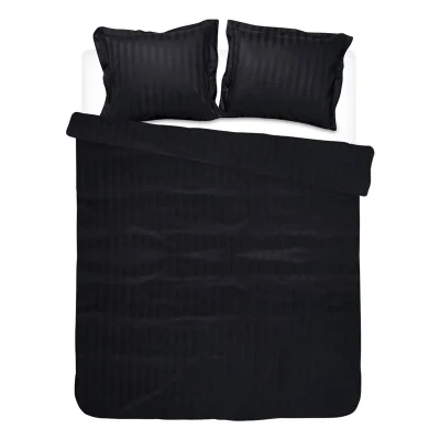 Afbeelding van Damai Dekbedovertrek Linea Black Onyx 240 x 200/220