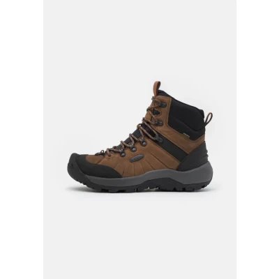 Afbeelding van Keen Revel IV MID Polar Snowboots, Heren, Maat: 44, Dark earth/caramel cafe Leer en textiel