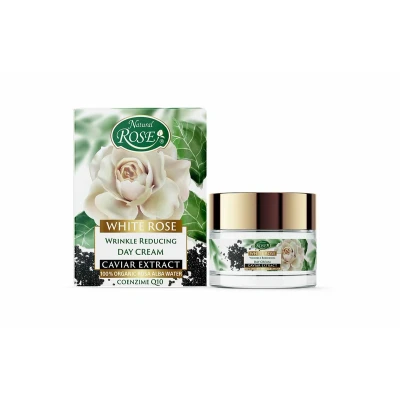 Afbeelding van Natuurlijke prachtige dag creme met witte roos en zwarte kaviaar 30+ zijdezachte textuur gladde huid 50ml