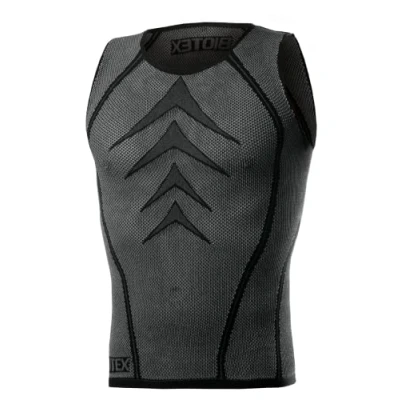 Afbeelding van Biotex Summerlight Tanktop voor heren, ademend, fietsen en hardlopen, technisch sportondergoed, ideaal de zomer, zwart, maat XS M