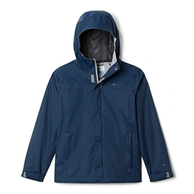 Afbeelding van Columbia Watertight Unisex Regenjas voor kinderen, Maat: 140, Collegiate navy